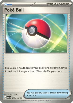 Poke Ball 185/198 SV01 Scarlet & Violet Base Set - Common