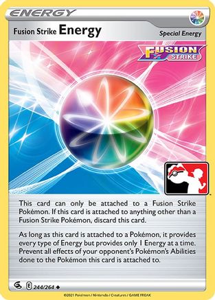 Fusion Strike Energy 244 - Holofoil Prize Pack Series Cards - Uncommon