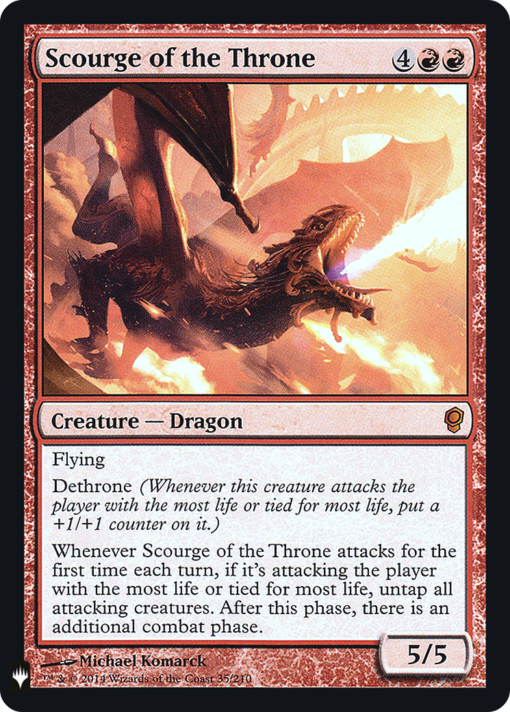 Scourge of the Throne (PLST-CNS-35) - The List