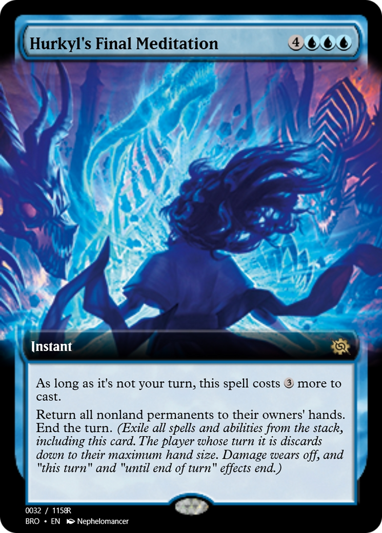 Hurkyl's Final Meditation (PRM-105672) - Magic Online Promos Foil