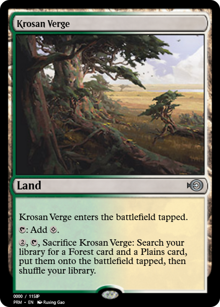 Krosan Verge (PRM-83670) - Magic Online Promos