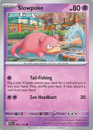 Slowpoke 085/193 SV02 Paldea Evolved - Common
