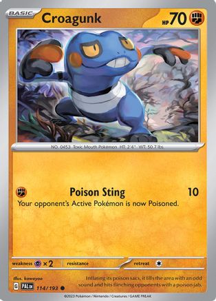 Croagunk 114/193 SV02 Paldea Evolved - Common