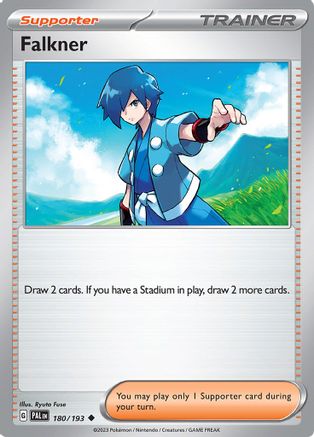 Falkner 180/193 - Reverse Holofoil SV02 Paldea Evolved - Uncommon