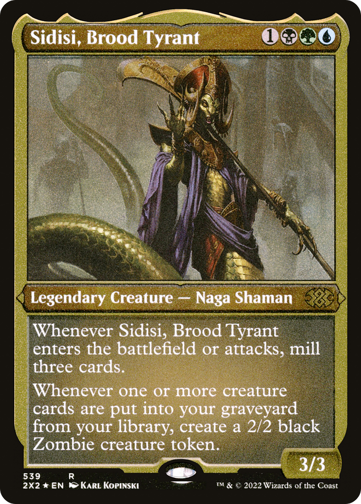 Sidisi, Brood Tyrant (2X2-539) - Double Masters 2022 Foil
