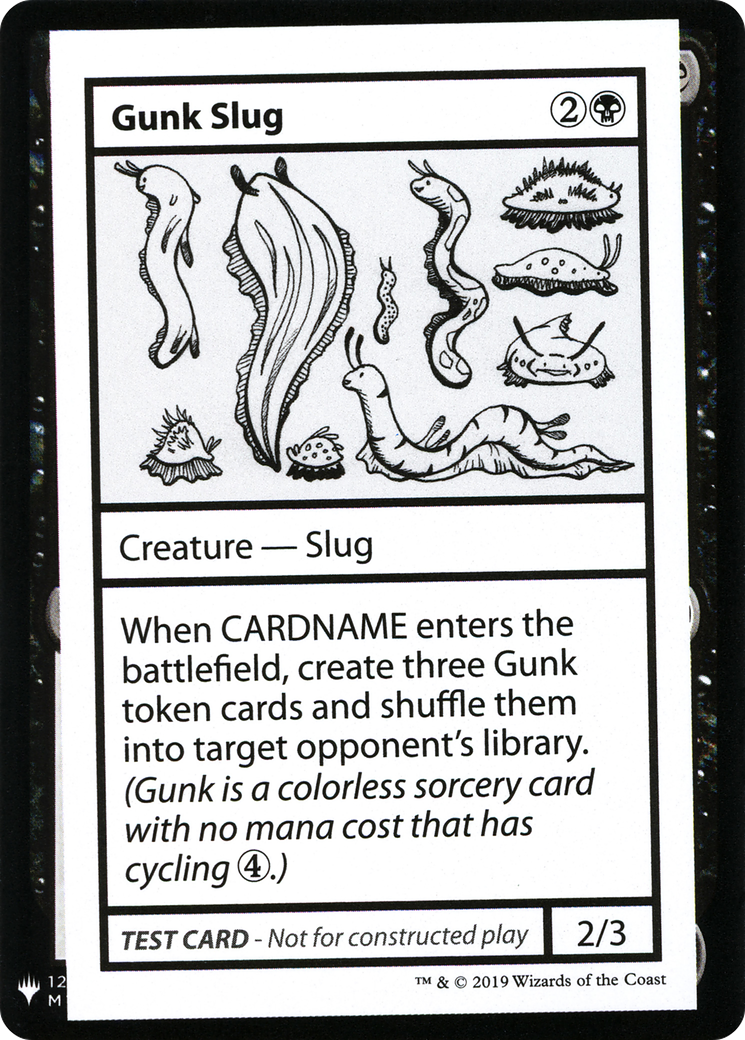 Gunk Slug (CMB1-) - Mystery Booster Playtest Cards 2019