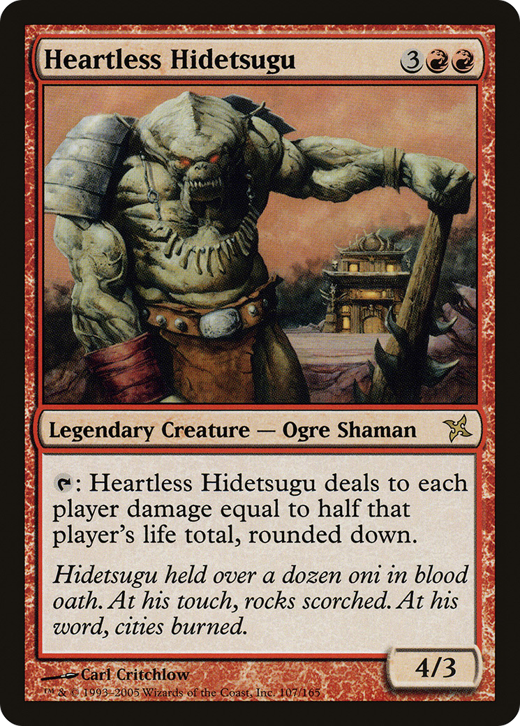 Heartless Hidetsugu (BOK-107) - Betrayers of Kamigawa
