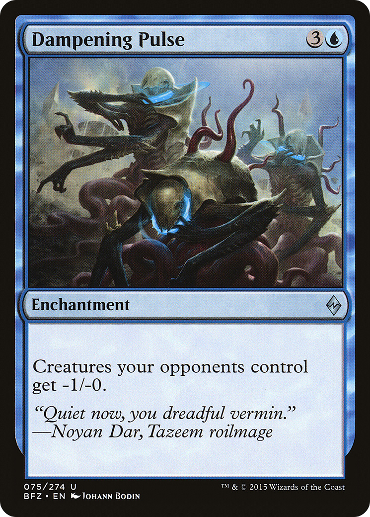 Dampening Pulse (BFZ-075) - Battle for Zendikar Foil
