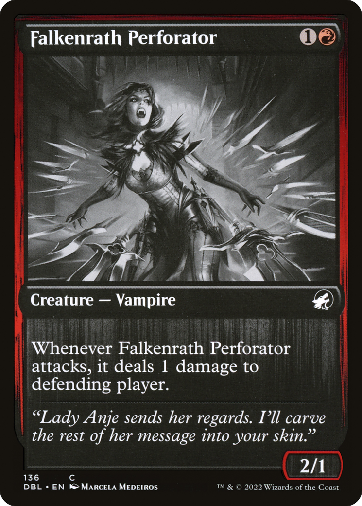 Falkenrath Perforator (DBL-136) - Innistrad: Double Feature Foil