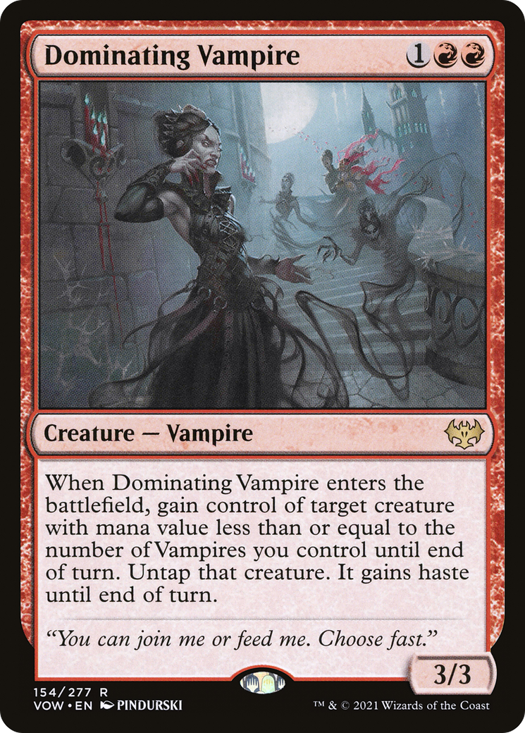 Dominating Vampire (VOW-154) - Innistrad: Crimson Vow