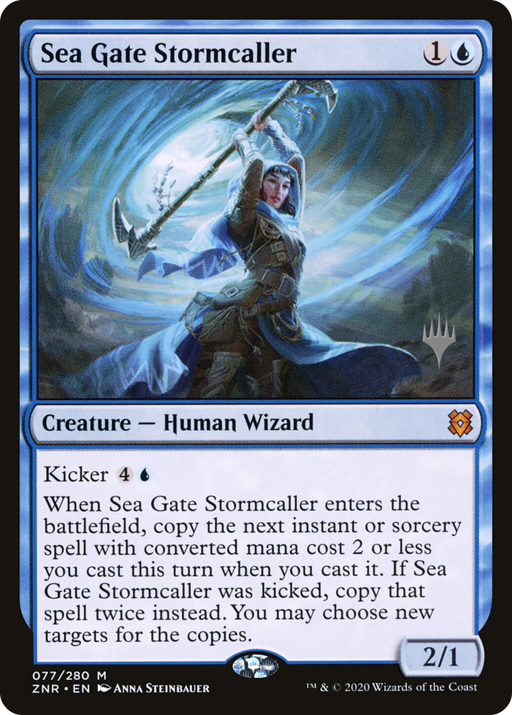 Sea Gate Stormcaller (PPZNR-077) - Zendikar Rising Promos Foil