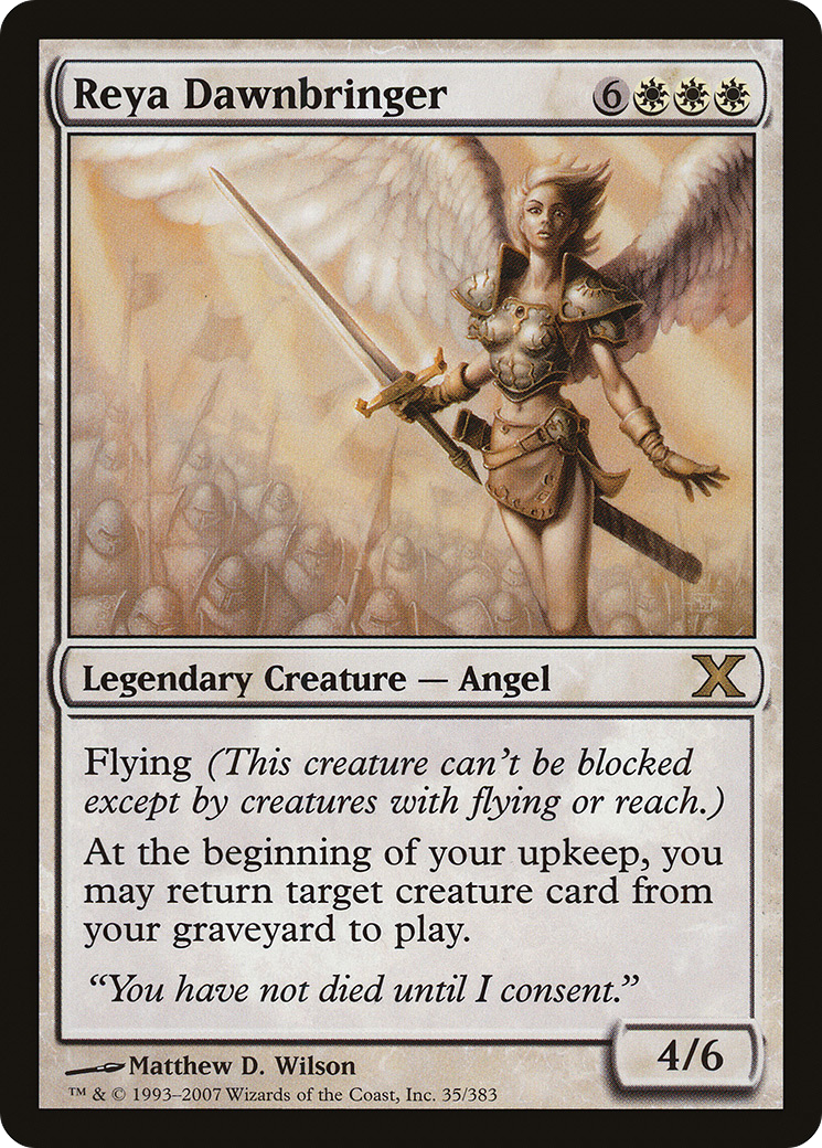 Reya Dawnbringer (10E-035) - Tenth Edition