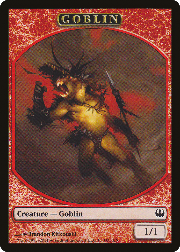 Goblin Token (DDG-001) - Duel Decks: Knights vs. Dragons Tokens