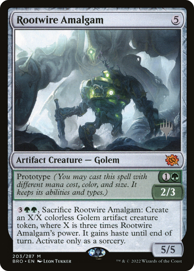 Rootwire Amalgam (PPBRO-203P) - The Brothers' War Promos