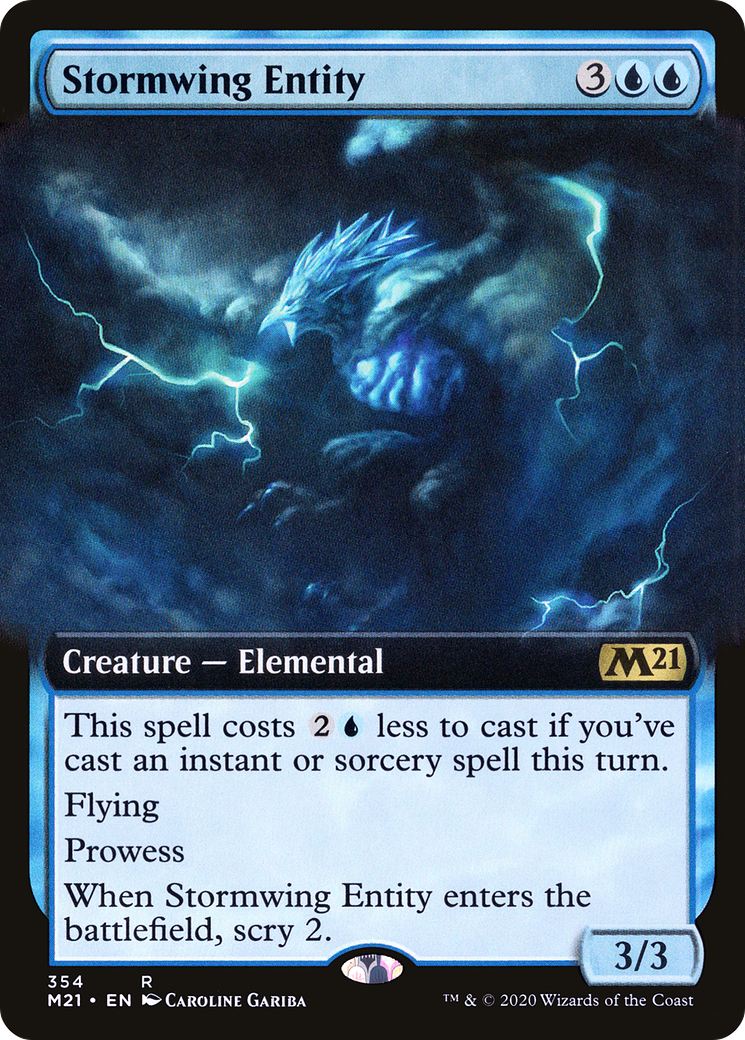 Stormwing Entity (Extended Art) (M21-354) - Core Set 2021: (Extended Art) Foil
