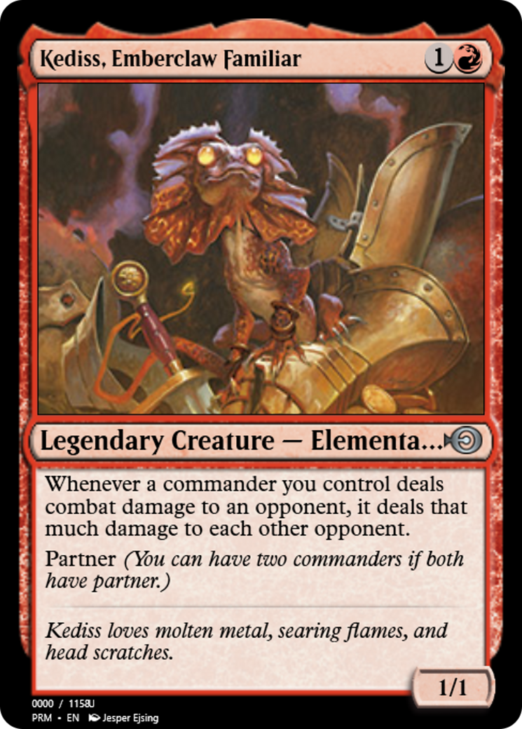 Kediss, Emberclaw Familiar (PRM-86252) - Magic Online Promos