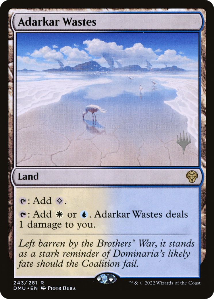 Adarkar Wastes (PPDMU-243P) - Dominaria United Promos