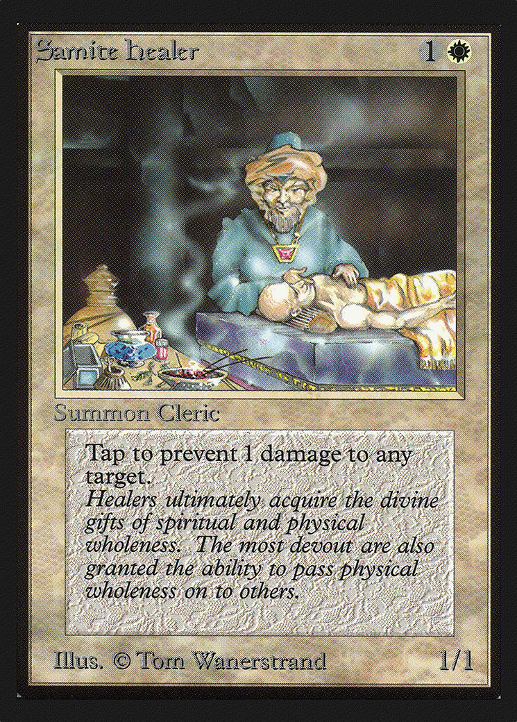 Samite Healer (IE) (IED-038) - Intl. Collectors' Edition
