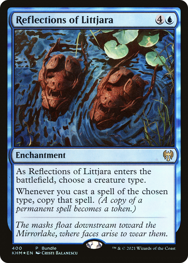 Reflections of Littjara (KHM Bundle) (UMP-400) - Kaldheim Foil