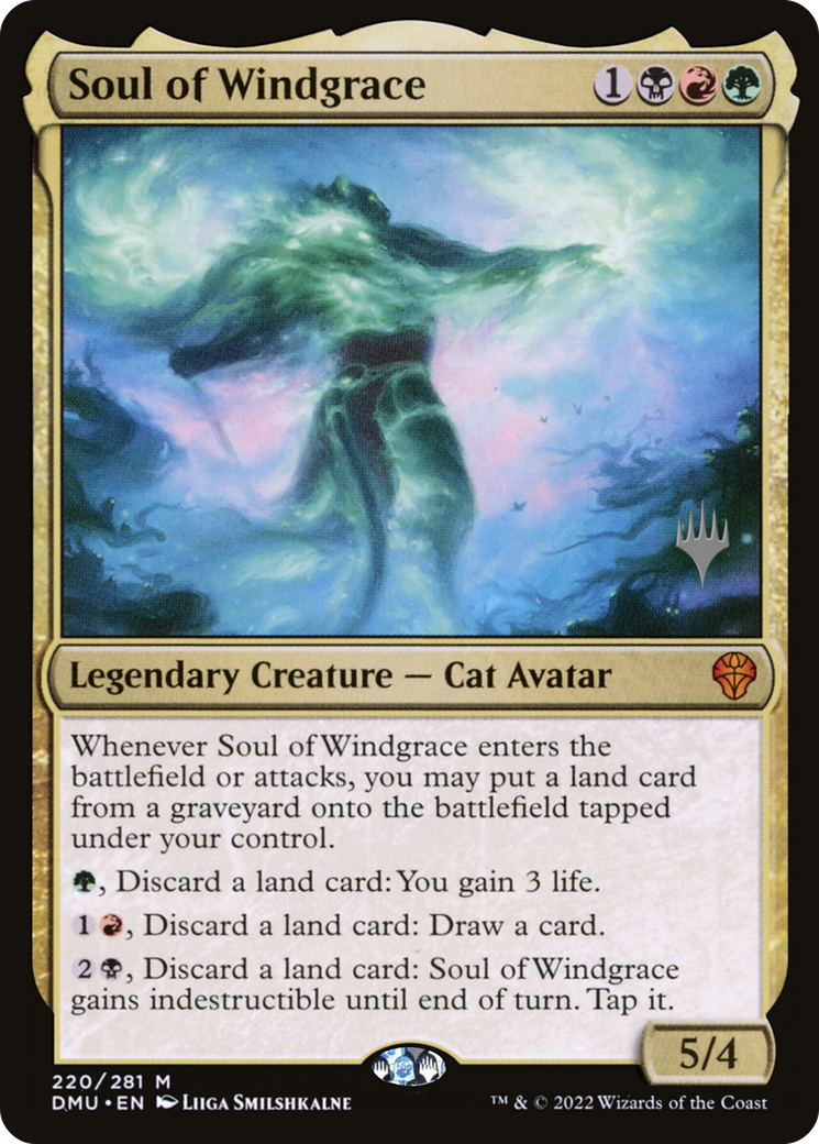 Soul of Windgrace (PPDMU-220P) - Dominaria United Promos Foil