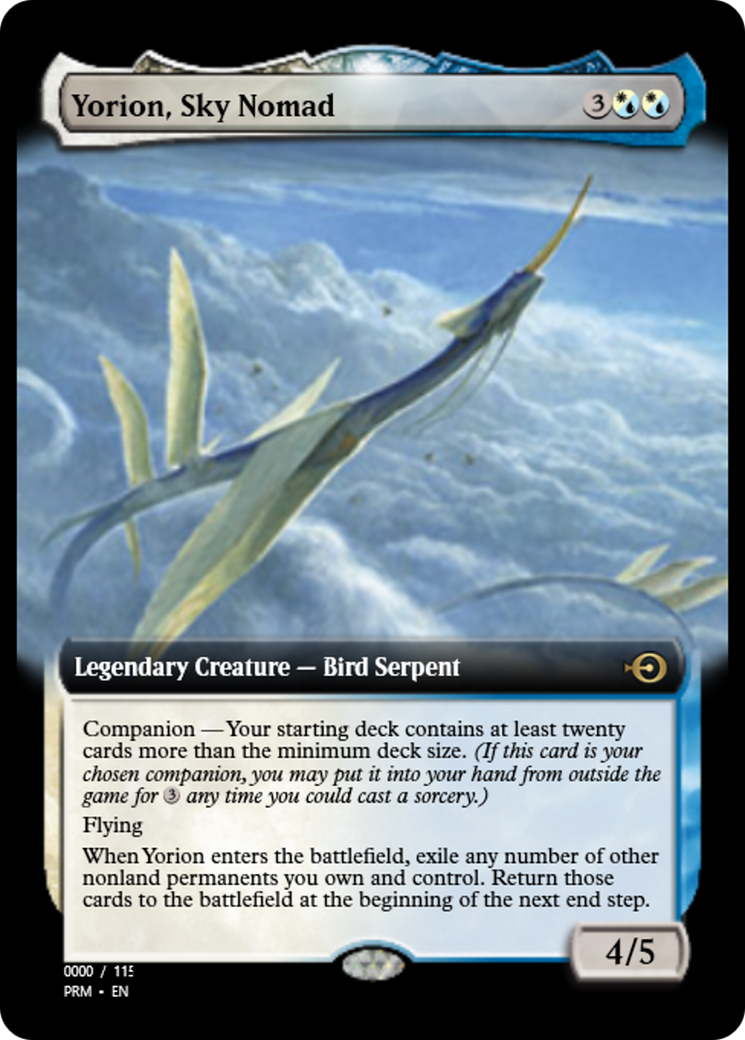 Yorion, Sky Nomad (PRM-80865) - Magic Online Promos: (companion)