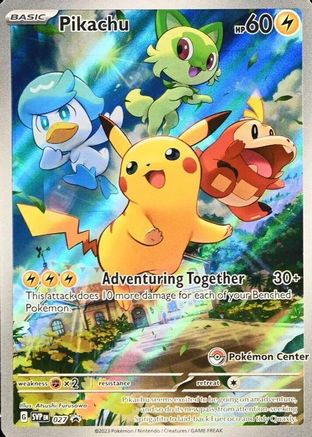 Pikachu 027 - Holofoil SV Scarlet & Violet Promo Cards - Promo