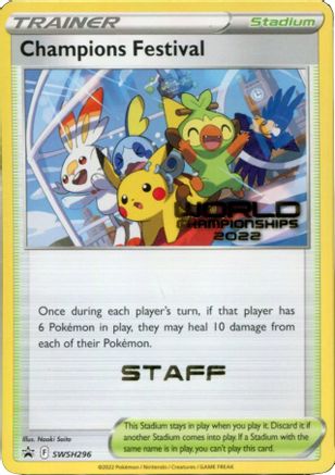 Champions Festival SWSH296 SWSH Sword & Shield Promo Cards - Promo