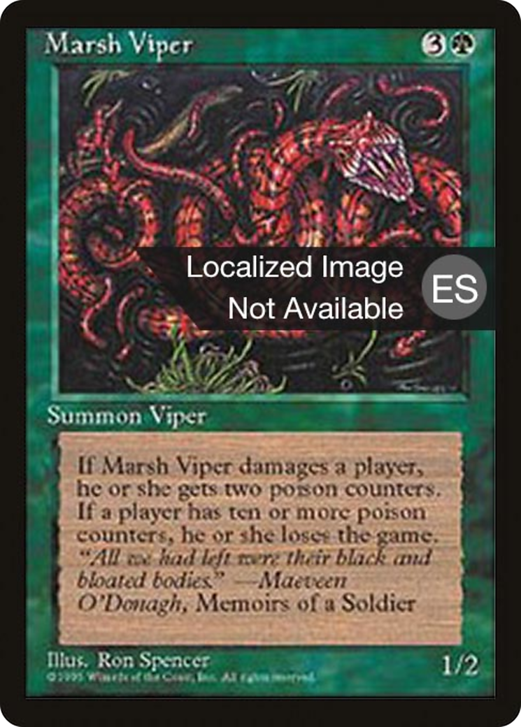 Marsh Viper (4BB-) - Fourth Edition Foreign Black Border