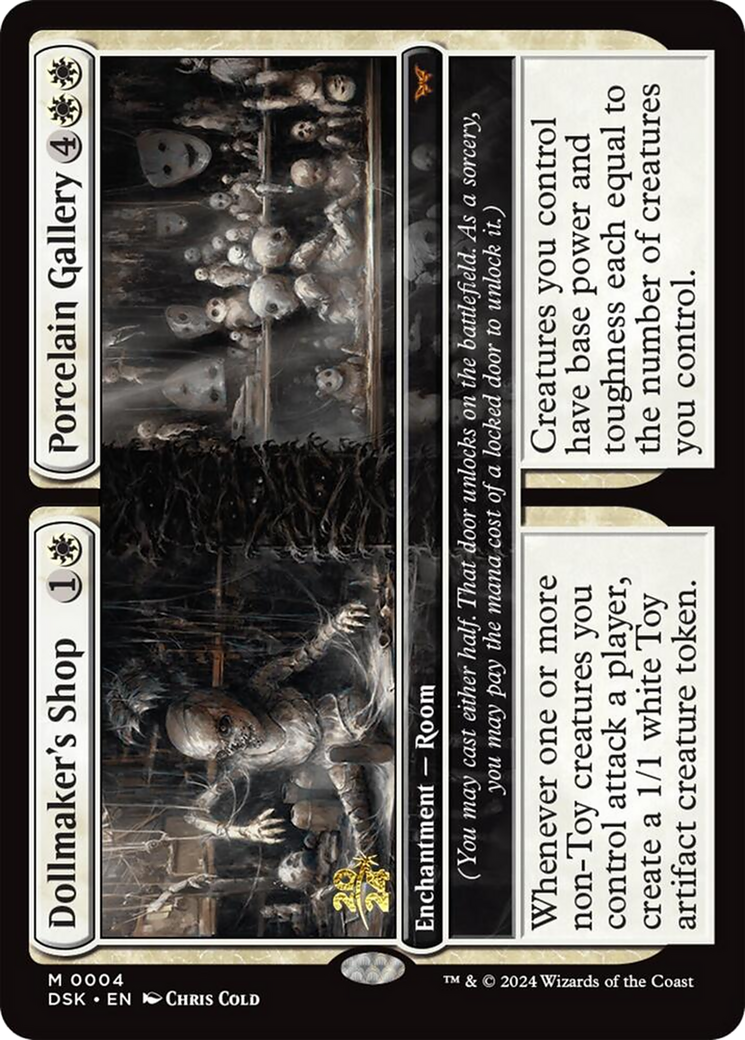 Dollmaker's Shop // Porcelain Gallery (PRE-04S) - Duskmourn: House of Horror Promos Foil