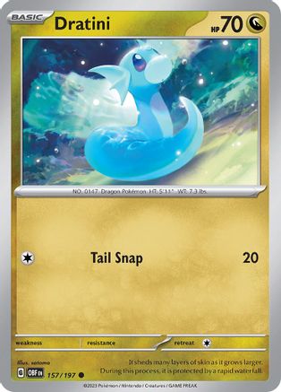 Dratini 157/197 SV03 Obsidian Flames - Common