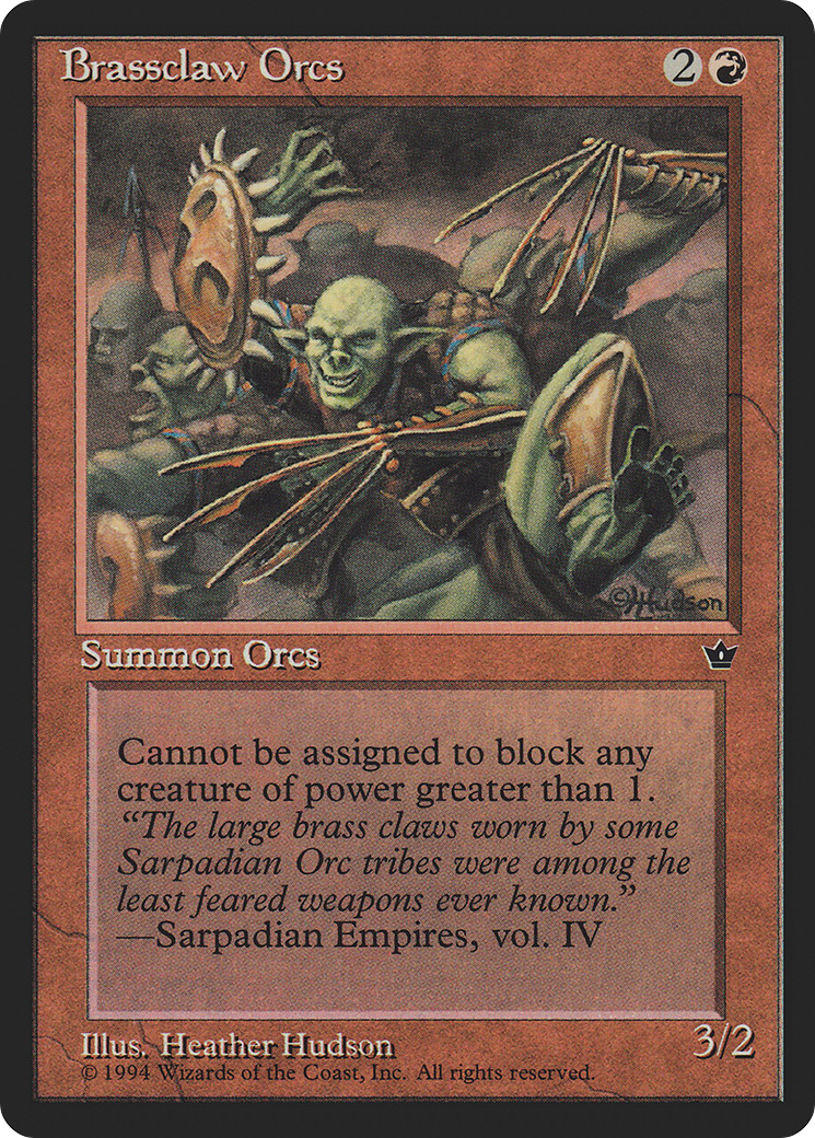 Brassclaw Orcs (Claws) (FEM-49D) - Fallen Empires