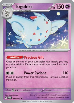 Togekiss 085/197 Deck Exclusives - Rare