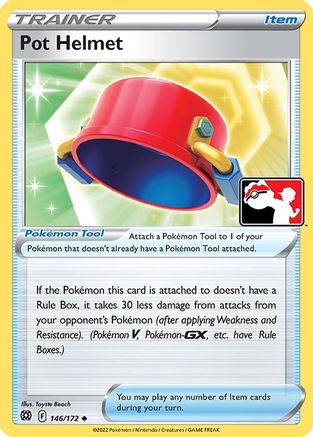 Pot Helmet 146/172 - Holofoil Prize Pack Series Cards - Uncommon