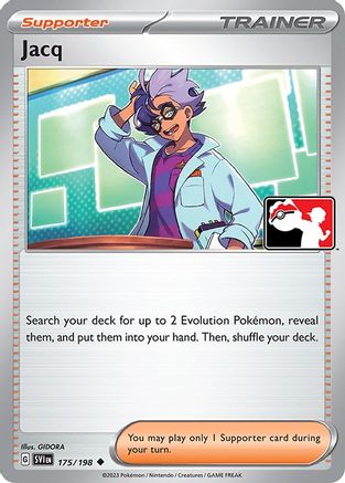 Jacq 175/198 - Holofoil Prize Pack Series Cards - Uncommon