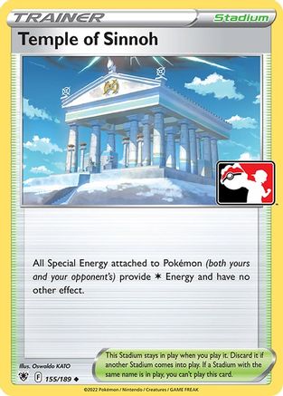 Temple of Sinnoh 155/189 Prize Pack Series Cards - Uncommon