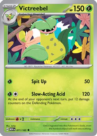 Victreebel 071/165 - Reverse Holofoil SV Scarlet & Violet 151 - Uncommon