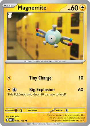 Magnemite 081/165 SV Scarlet & Violet 151 - Common