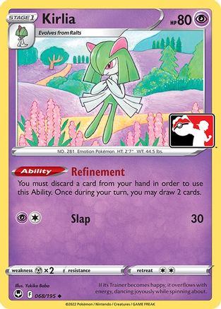 Kirlia 068/195 Prize Pack Series Cards - Uncommon