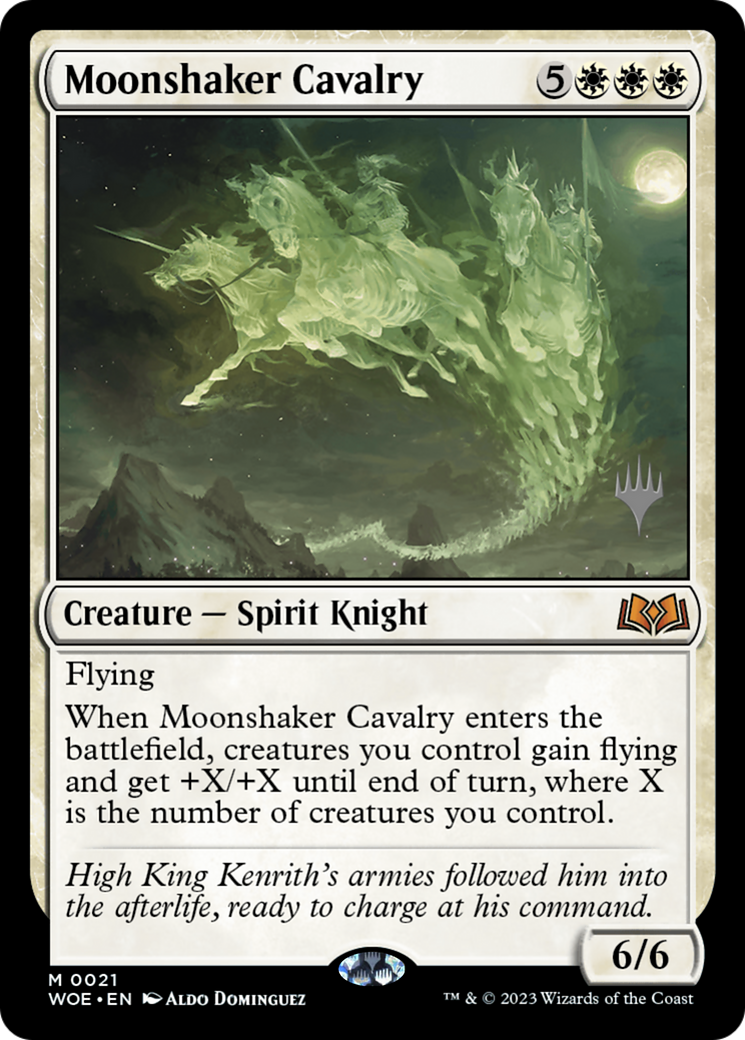 Moonshaker Cavalry (PPWOE-21P) - Wilds of Eldraine Promos