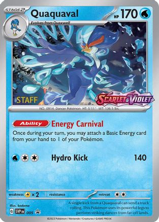 Quaquaval 005 - Holofoil SV Scarlet & Violet Promo Cards - Promo
