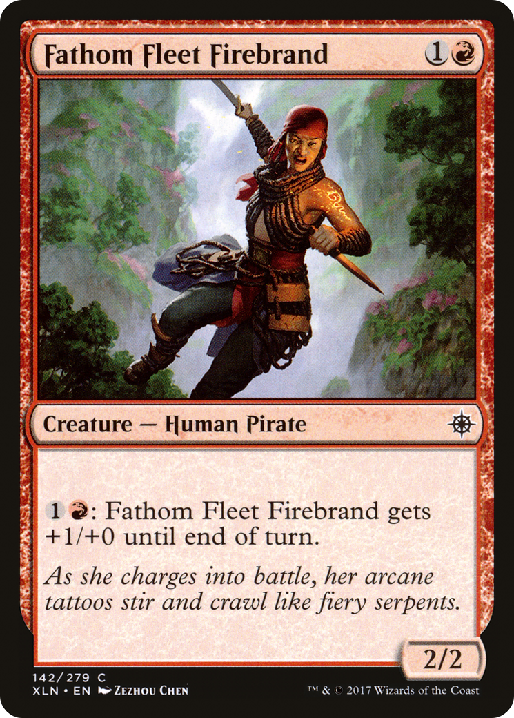 Fathom Fleet Firebrand (XLN-142) - Ixalan Foil