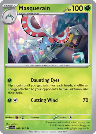 Masquerain 002/182 SV04 Paradox Rift - Uncommon