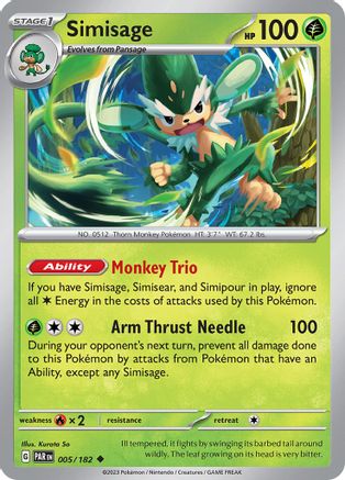 Simisage 005/182 SV04 Paradox Rift - Uncommon