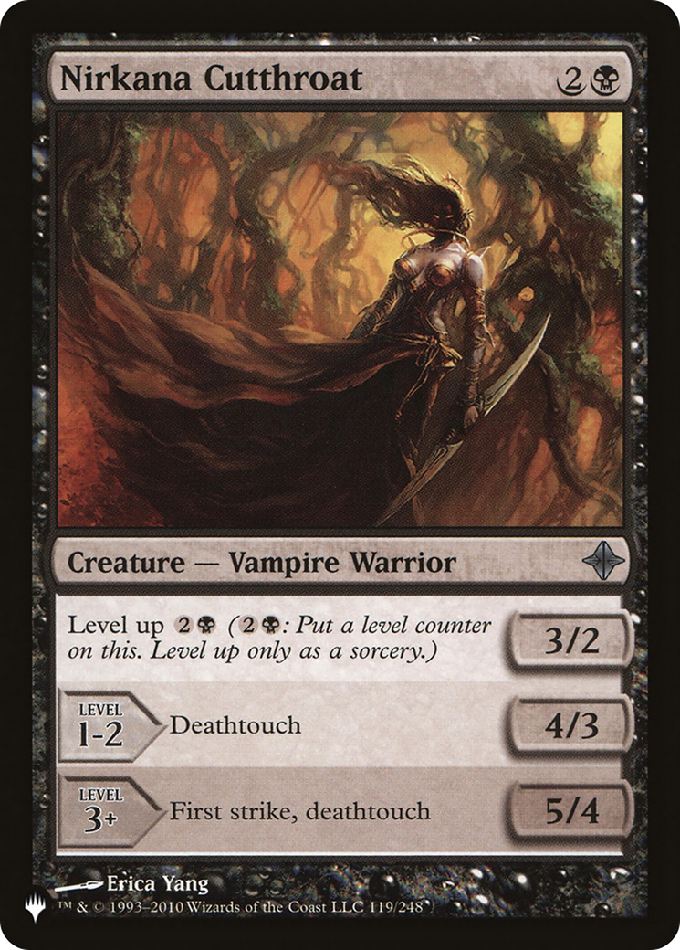 Nirkana Cutthroat (LIST-ROE-119) - The List