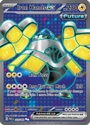Iron Hands ex 223/182 - Holofoil SV04 Paradox Rift - Ultra Rare