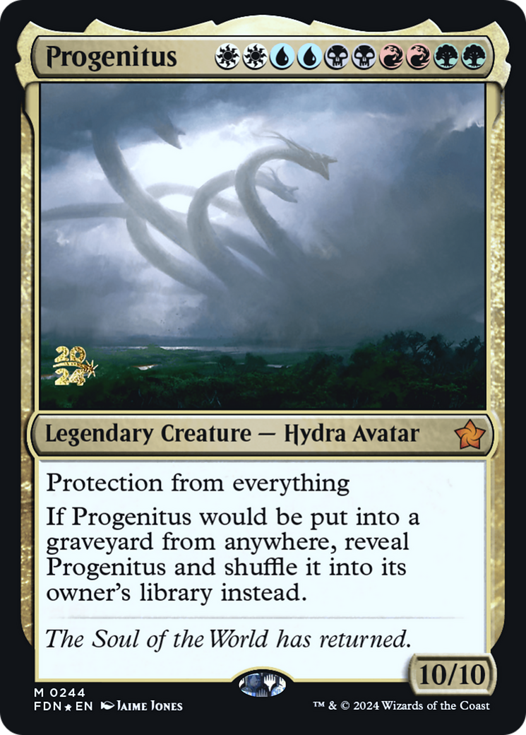 Progenitus (PRE-244S) - Foundations Promos Foil