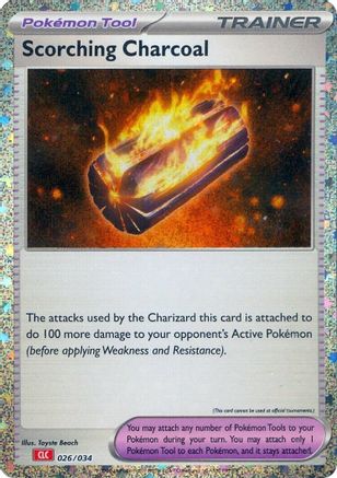 Scorching Charcoal 026/034 - Holofoil Trading Card Game Classic - Classic Collection