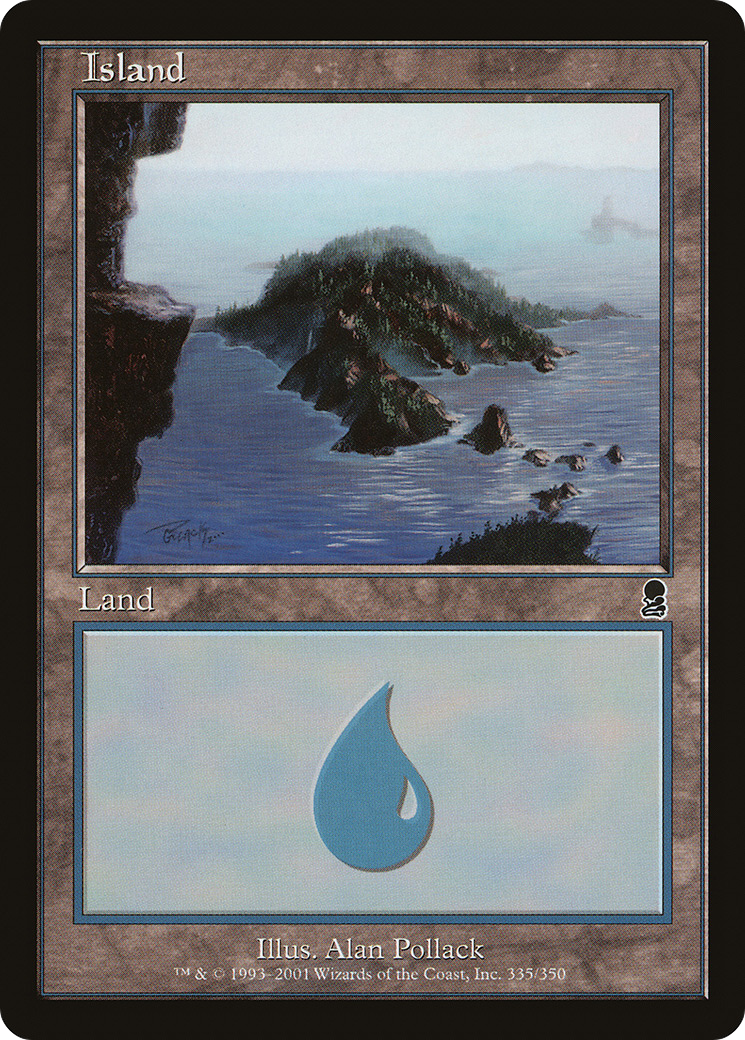 Island (335) (ODY-335) - Odyssey Foil
