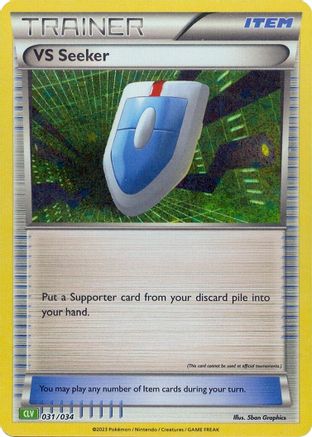 VS Seeker (CLV) 031/034 - Holofoil Trading Card Game Classic - Holo Rare