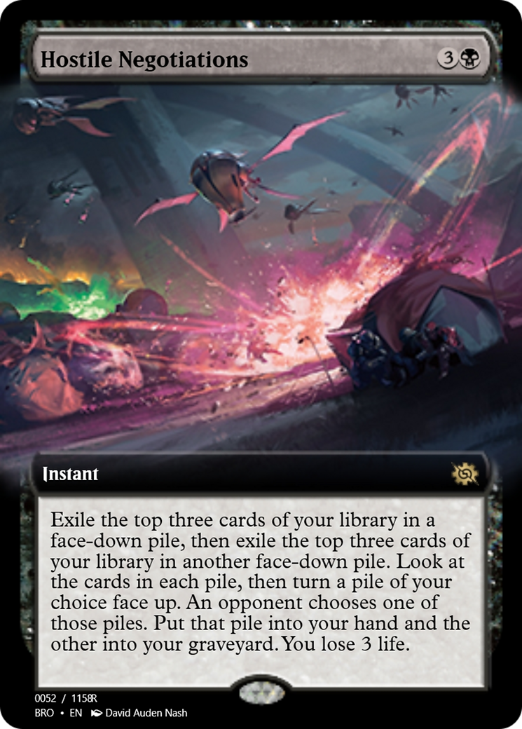 Hostile Negotiations (PRM-105712) - Magic Online Promos Foil